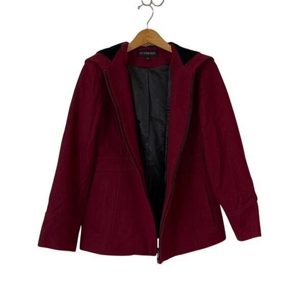 FS Limited Medium 50% Wool Pea, Car Coat with Soft Quilted Fleece Lined Hood - Picture 1 of 7